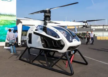 Electric Hybrid Octocopter at CES