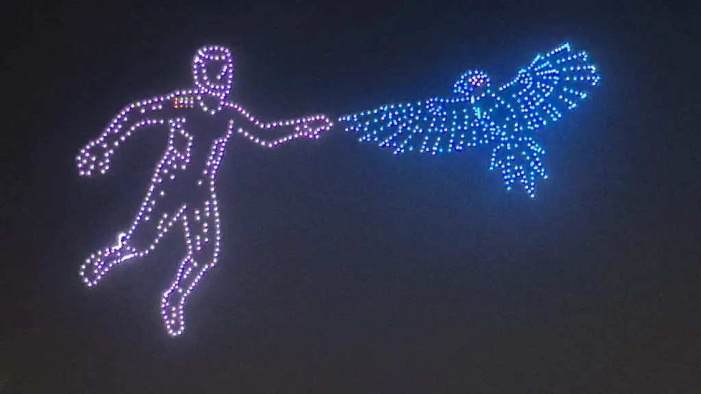 Mesmerizing Light and Sound Show of 20 Drones